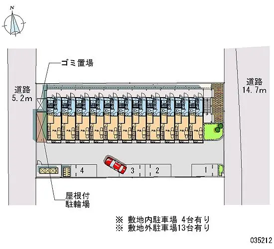 ★手数料０円★岩国市装束町　月極駐車場（LP）